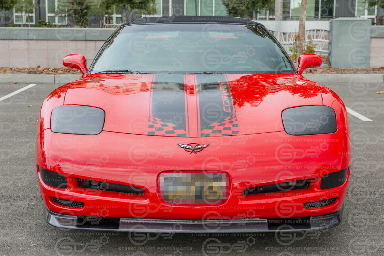 1997-2004 Corvette C5 | Factory Style CARBON FIBER Front Headlight Covers